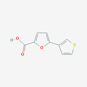 molecular formula C9H6O3S B1608311 5-(噻吩-3-基)呋喃-2-羧酸 CAS No. 560993-95-5
