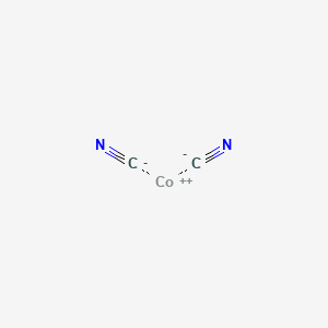 molecular formula C2CoN2 B1608312 Cobalt cyanide (Co(CN)2) CAS No. 542-84-7