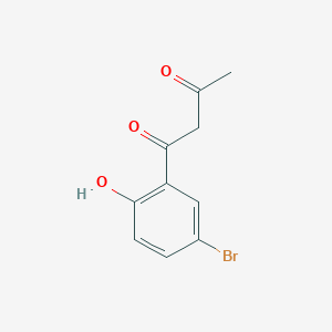 molecular formula C10H9BrO3 B1608317 1-(5-Bromo-2-hydroxyphenyl)-1,3-butanedione CAS No. 207387-68-6