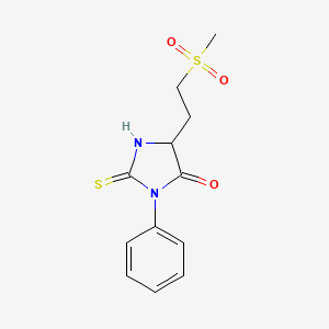 molecular formula C12H14N2O3S2 B1608318 PTH-methionine sulfone CAS No. 68984-76-9