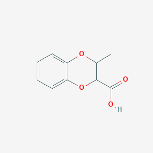molecular formula C10H10O4 B1608321 3-甲基-2,3-二氢-1,4-苯并二氧杂环己烷-2-羧酸 CAS No. 103204-87-1