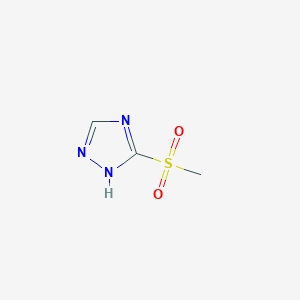 B1608333 3-(methylsulfonyl)-1H-1,2,4-triazole CAS No. 3589-05-7