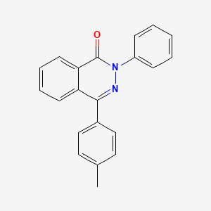 B1608337 4-(4-Methylphenyl)-2-phenylphthalazin-1-one CAS No. 57709-75-8