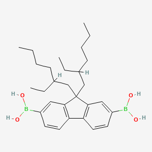 molecular formula C29H44B2O4 B1608338 [9,9-双（2-乙基己基）-9H-芴-2,7-二基]双硼酸 CAS No. 264615-47-6