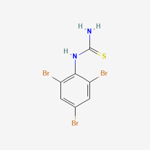 molecular formula C7H5Br3N2S B1608342 N-(2,4,6-Tribromophenyl)thiourea CAS No. 5337-47-3