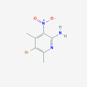 B1608343 5-Bromo-4,6-dimethyl-3-nitropyridin-2-amine CAS No. 89791-76-4