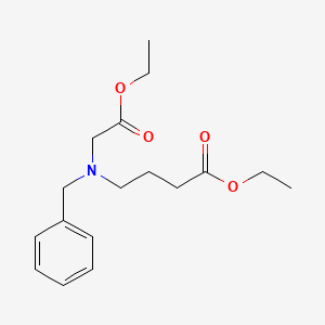 molecular formula C17H25NO4 B1608356 4-(苄基(2-乙氧基-2-氧代乙基)氨基)丁酸乙酯 CAS No. 63876-32-4