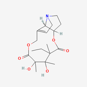 molecular formula C18H27NO6 B1608368 Crotalarine CAS No. 53937-97-6
