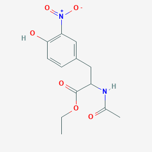 Ethyl 2-acetamido-3-(4-hydroxy-3-nitrophenyl)propanoate