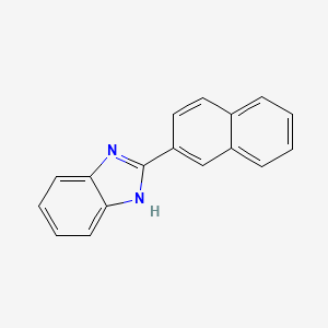 molecular formula C17H12N2 B1608395 1H-Benzimidazole, 2-(2-naphthalenyl)- CAS No. 3367-02-0