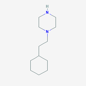 molecular formula C12H24N2 B160841 1-(2-环己基乙基)哌嗪 CAS No. 132800-12-5
