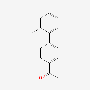 molecular formula C15H14O B1608414 1-(2'-甲基[1,1'-联苯]-4-基)乙酮 CAS No. 56917-39-6