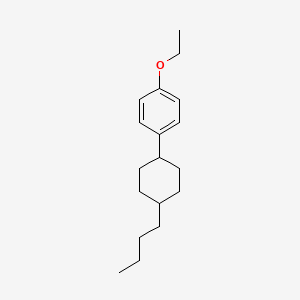 molecular formula C18H28O B1608448 trans-1-(4-Butylcyclohexyl)-4-ethoxybenzene CAS No. 84540-34-1