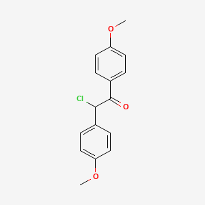 B1608461 2-Chloro-1,2-bis(4-methoxyphenyl)ethan-1-one CAS No. 71193-36-7