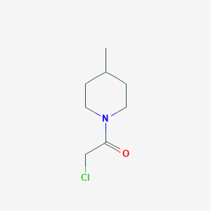 molecular formula C8H14ClNO B1608466 2-Chloro-1-(4-methylpiperidin-1-yl)ethanone CAS No. 4593-20-8