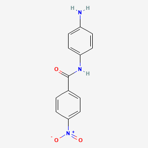 molecular formula C13H11N3O3 B1608475 N-(4-aminophenyl)-4-nitrobenzamide CAS No. 6409-40-1