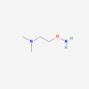 molecular formula C4H12N2O B1608485 O-(2-dimethylaminoethyl)hydroxylamine CAS No. 21894-84-8