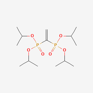 molecular formula C14H30O6P2 B1608487 膦酸，乙烯亚基双，四（1-甲基乙基）酯 CAS No. 48074-47-1