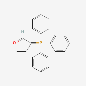 molecular formula C22H21OP B1608492 2-(Triphenylphosphoranylidene)butyraldehyde CAS No. 90601-08-4