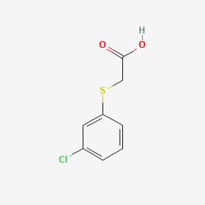 molecular formula C8H7ClO2S B1608518 2-(3-Chlorophenylthio)acetic acid CAS No. 3996-38-1