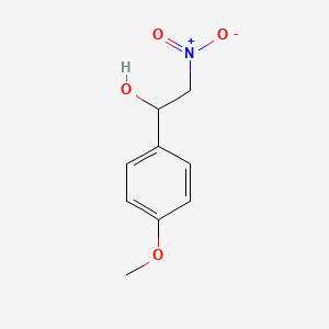 molecular formula C9H11NO4 B1608520 4-Methoxy-alpha-(nitromethyl)benzyl alcohol CAS No. 38316-05-1