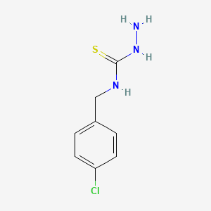 molecular formula C8H10ClN3S B1608535 N-(4-氯苄基)肼基氨基甲酸酯 CAS No. 6610-36-2