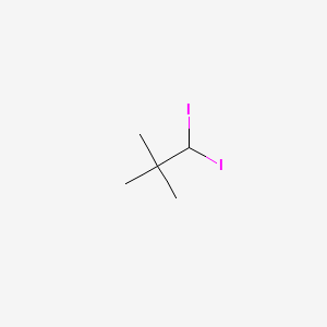 molecular formula C5H10I2 B1608553 1,1-二碘-2,2-二甲基丙烷 CAS No. 2443-89-2