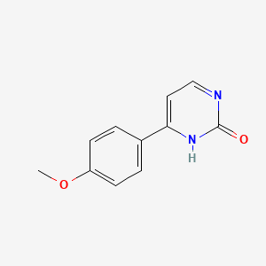 molecular formula C11H10N2O2 B1608575 4-(4-甲氧基苯基)嘧啶-2-醇 CAS No. 674810-96-9