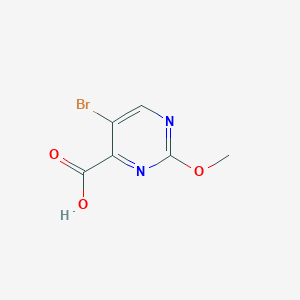 molecular formula C6H5BrN2O3 B1608577 5-Bromo-2-methoxypyrimidine-4-carboxylic acid CAS No. 38275-37-5