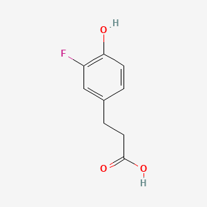 B1608591 3-(3-Fluoro-4-hydroxyphenyl)propionic acid CAS No. 69888-91-1