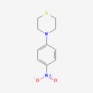 molecular formula C10H12N2O2S B1608610 4-(4-硝基苯基)硫代吗啉 CAS No. 90254-22-1
