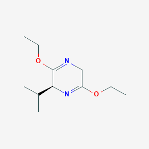 molecular formula C11H20N2O2 B160863 (S)-2,5-二氢-3,6-二乙氧基-2-异丙基吡嗪 CAS No. 134870-62-5