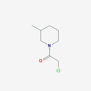 molecular formula C8H14ClNO B1608633 2-Chloro-1-(3-methyl-piperidin-1-yl)-ethanone CAS No. 4593-19-5