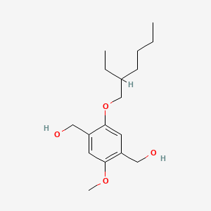 molecular formula C17H28O4 B1608634 [2-(2-乙基己氧基)-4-(羟甲基)-5-甲氧基苯基]甲醇 CAS No. 245731-58-2