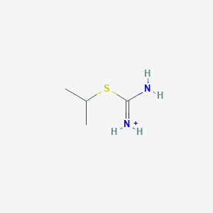 B1608640 [Amino(propan-2-ylsulfanyl)methylidene]azanium CAS No. 57200-31-4