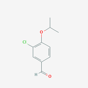 molecular formula C10H11ClO2 B1608641 3-氯-4-异丙氧基苯甲醛 CAS No. 58236-92-3
