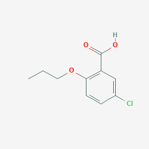 molecular formula C10H11ClO3 B1608643 5-氯-2-丙氧基苯甲酸 CAS No. 62176-15-2