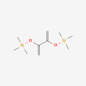 molecular formula C10H22O2Si2 B1608646 2,3-Bis(trimethylsiloxy)-1,3-butadiene CAS No. 31411-71-9