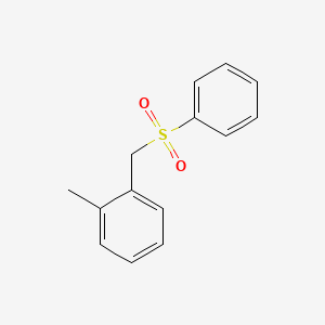 molecular formula C14H14O2S B1608651 1-甲基-2-[(苯磺酰)甲基]苯 CAS No. 71996-48-0