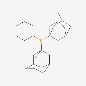 molecular formula C26H41P B1608661 Cyclohexyldi(1-adamantyl)phosphine CAS No. 415941-50-3