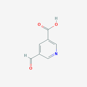 molecular formula C7H5NO3 B1608667 5-甲酰烟酸 CAS No. 893723-55-2