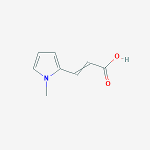 B1608669 (2E)-3-(1-Methyl-1h-pyrrol-2-yl)acrylic acid CAS No. 51485-76-8