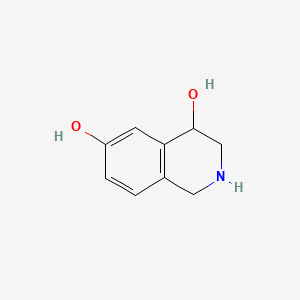 molecular formula C9H11NO2 B1608696 1,2,3,4-Tetrahydroisoquinoline-4,6-diol CAS No. 93202-93-8