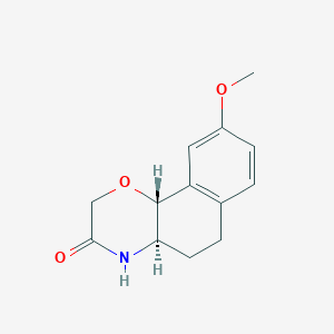 B016087 (-)-3,4,4a,5,6,10b-Hexahydro-9-methoxy-2H-naphtho[1,2-b][1,4]oxazin-3-one CAS No. 99833-90-6