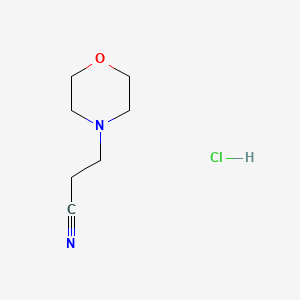 molecular formula C7H13ClN2O B1608703 4-吗啉丙腈，一水合氯化物 CAS No. 65876-26-8