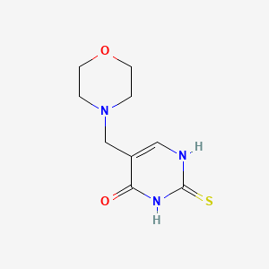 molecular formula C9H13N3O2S B1608712 5-(吗啉甲基)-2-硫尿嘧啶 CAS No. 89665-74-7
