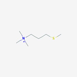 molecular formula C7H18NS+ B1608713 1-Propanaminium, N,N,N-trimethyl-3-(methylthio)- CAS No. 61672-50-2