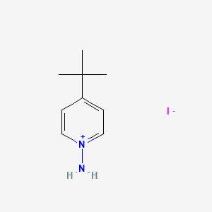 molecular formula C9H15IN2 B1608719 Pyridinium, 1-amino-4-tert-butyl-, iodide CAS No. 75375-27-8