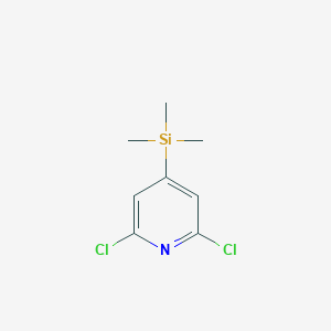 B160875 2,6-Dichloro-4-(trimethylsilyl)pyridine CAS No. 134031-23-5
