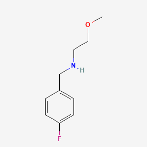 B1608780 (4-Fluorobenzyl)(2-methoxyethyl)amine CAS No. 827328-38-1